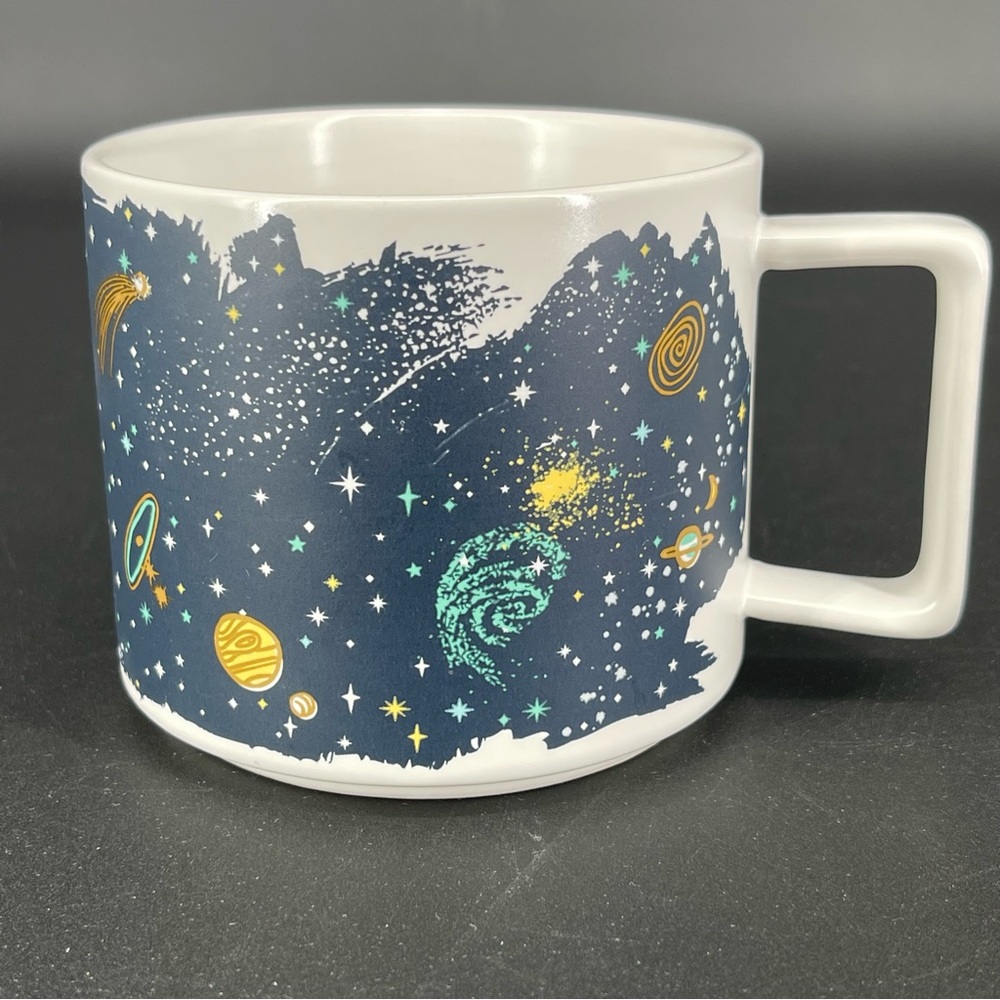 COSMOS Galaxies Shooting Stars by Christie Klüft Danica Studio 16 oz Coffee Mug